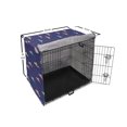 thumbnail image 6 of Ship Dog Crate Cover, Repetitive Cartoon Maritime Transport Cruise Boat, Easy to Use Pet Kennel Cover Small Dogs Puppies Kittens, 7 Sizes, Indigo Multicolor, by Ambesonne, 6 of 6