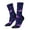 2 Black-2, variant on Eggplant Crew Socks for Men & Women, Breathable Casual Athletic Ankle Socks