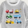 thumbnail image 4 of xaweyi Toddler Baby Boy Clothes Fall Outfits Long Sleeve Sweatshirt Tops Pants Set for Boys 6 9 12 18 24 Months 2T 3T 4T,Sizes 2-3 Years, 4 of 4