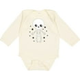 thumbnail image 3 of Inktastic Happy Halloween Spooky Skeleton and Stars Boys or Girls Long Sleeve Baby Bodysuit, 3 of 5