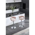thumbnail image 3 of Chrome Base Bar Stools, Mechanical Lifting, Comfortable Seating / Great for Bar Front Resting, 3 of 7