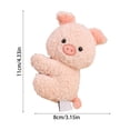 thumbnail image 3 of 4.3 Inch Animal Plush Toy – Portable Mini Soft Stuffed Animal Characters for Backpack Attachment,Bag Hanging Decor,Travel Companion, 3 of 6