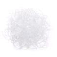 thumbnail image 4 of 1000pcs bandas elásticas desechables pelo bandas de goma para niños peinado (blanco), 4 of 6