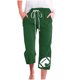 thumbnail image 1 of Pantalones de Mujer Casual Cintura Elástica con Impresión de Pascua, Sueltos Pantalones de Pierna Ancha Recta para Toda la Temporada, 1 of 3