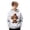 Swt 37# White, variant on WAYUTE Girls Sweatshirts Boys Cow Print Cute Hooded Sweatshirt Casual Pullover Soft Jacket for Kids