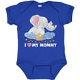 thumbnail image 3 of Inktastic I Love My Mommy Cute Elephants with Moon and Stars Boys or Girls Baby Bodysuit, 3 of 5