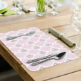 thumbnail image 4 of CounterArt Pure Romance 4-Pack Reversible Plastic Tabletop Placemats, 4 of 7
