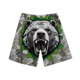 thumbnail image 5 of Pantalones de Natación de Cintura Elástica de los Hombres Diseño de Bolsillo Doble de Impresión Divertida, Pantalones Cortos de Cintura Elástica de los Hombres con Bolsillos para la Playa, 5 of 9