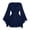 Navy, variant on Oksale Chiffon Dresses for Women Halloween Trendy Deep V Neck Mini Dress Elastic Smocked Waisted Bell Sleeve Cocktail Dresses for Party Sky Blue S