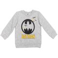 thumbnail image 2 of DC Comics Justice League Batman Toddler Boys Fleece Sweatshirt and Pants Set Toddler to Big Kid, 2 of 5