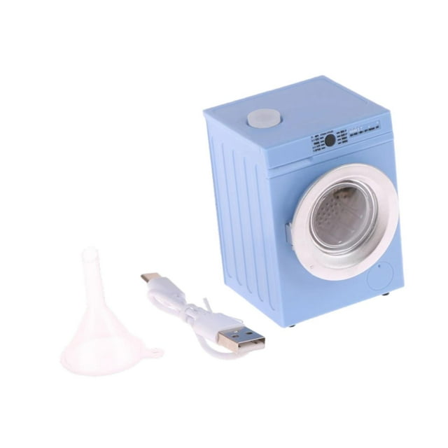 Baohd Dollhouse Miniaturized Washing Machine Model Essential Toy Accessory For Kids Pretend Play Dollhouse Washing Machine Blue 5.1x4.6x7cm