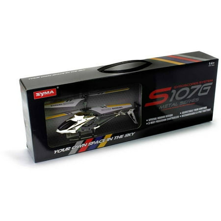 Syma S107G 3-Channel RC Helicopter with Gyro (Best Rc Remote Control Helicopter)