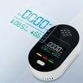 thumbnail image 1 of Plug In CO With Temperature And Humidity Measurement Alarm With High Definition LCD Display Sound And Light Dry Line Carpentry Asphalt for Home Digital Adapter Angle Leveling Toolbox Feet Metal Meter, 1 of 2