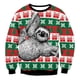 thumbnail image 4 of Suéter navideño de mal gusto para hombre y mujer, sudadera navideña con estampado 3D de perro, copo de nieve, campana, reno y Papá Noel para fiestas navideñas, 4 of 5