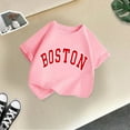 thumbnail image 3 of Hauts et T-Shirts pour Filles, Col Rond, Manches Courtes, Imprimé Mignon, Été, Décontracté, Ample, Mode Filles, 3 of 3