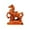 C, variant on Horse Statue, Small Wooden Figurine for 2026 Chinese New Year, Feng Shui Office Desk Decor for Wealth Luck, Zodiac Animal Sculpture Home Tabletop Ornament (Red) Home Decor