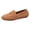 Brown, variant on Canvas Loafers for Women Wide Width Comfortable Slip on Work Flats Lightweight Dressy Casual Walking Shoes Black Size 7
