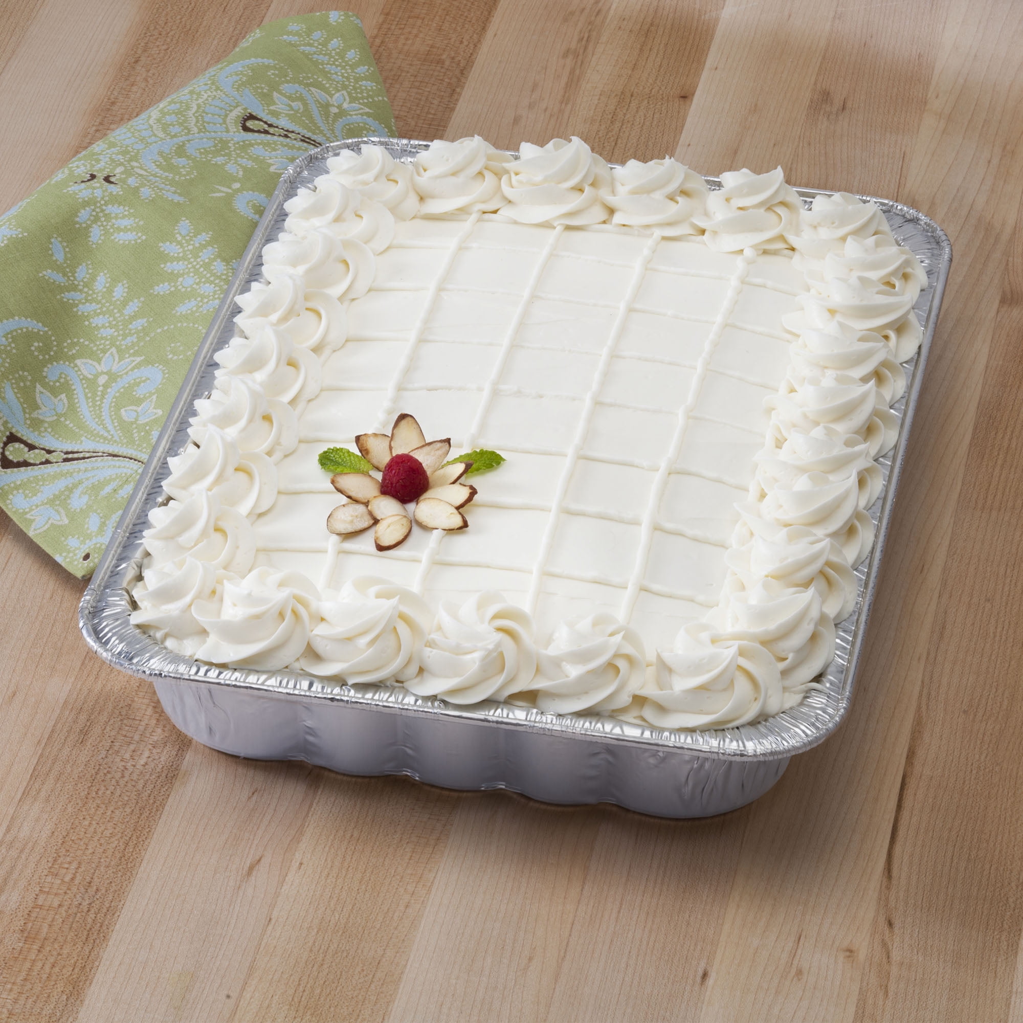 (4 pack) Mainstays Aluminum Foil Cake Pans 13" x 9" 2 Count