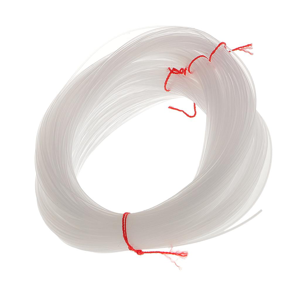 harayaa 4xBoat Thick Cast Fishing Line Hook Tying Line Fish Beading String 0.04inch 4 Pcs