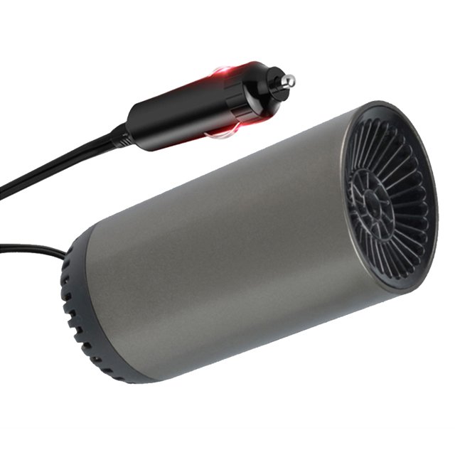 Hugtrwg Calentador Coche 12V Práctico Ventilador Calefacción Eléctrica Accesorios para Automóviles (sin Soporte)