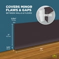 thumbnail image 3 of M-D Building Products 23688 4 in. x 48 in. Brown Self-Stick Vinyl Wall Base, 3 of 9