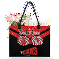 thumbnail image 3 of Qzjjjmy Custom Name Tote Bag for Women Personalized Large Cheerleader Tote Handbags Shoulder Handbags for Work Travel Shopping, 3 of 7