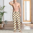 thumbnail image 2 of Honiee Pizza for men - a sleek fusion of Straight Pajama Pants, versatile Lounge Pants, and cozy Sleepwear, all rolled into one-X-Large, 2 of 6