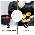 thumbnail image 3 of HAMPPLIES Air Fryer Vertical Rack Grill Rack Silver for Home Users 1Pcs, 3 of 8