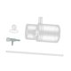 thumbnail image 1 of Adaptador de enriquecimiento de oxígeno transparente acrílico conector de oxígeno boquilla de salida de agua 25 mm, 1 of 8