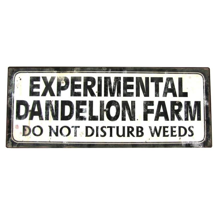 Tin Metal Garden Sign, Tin Metal Garden Sign,