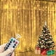 thumbnail image 1 of Cortina de luces LED USB para decoración de árbol de Navidad, guirnalda de luces para fiesta en casa, 6M/4M/3M, 2025（Warm white 3x3M 300LEDs, 1 of 5