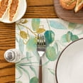 thumbnail image 5 of Smile Eucalyptus Table Placemats for Spring Summer 12 x 18 inch Set of 4, 5 of 8