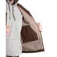 thumbnail image 4 of Heartland Sherpa-Lined Washed Duck V-Neck Vest, 4 of 7
