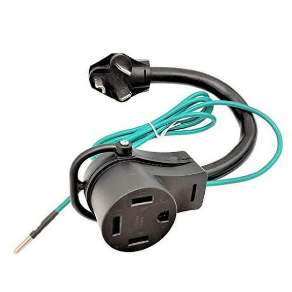 Parkworld 61841 Dryer Adapter Cord NEMA 10-30P Male to 14-60R Female, 30A, 250V (1FT)