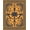 Orange, Pattern 1, variant on ODIKA 4'x6' Machine Washable Non-Slip Area Rug, Artisan Mosaic Patchwork with Abstract Symbols High Traffic Rug, Orange, 463292