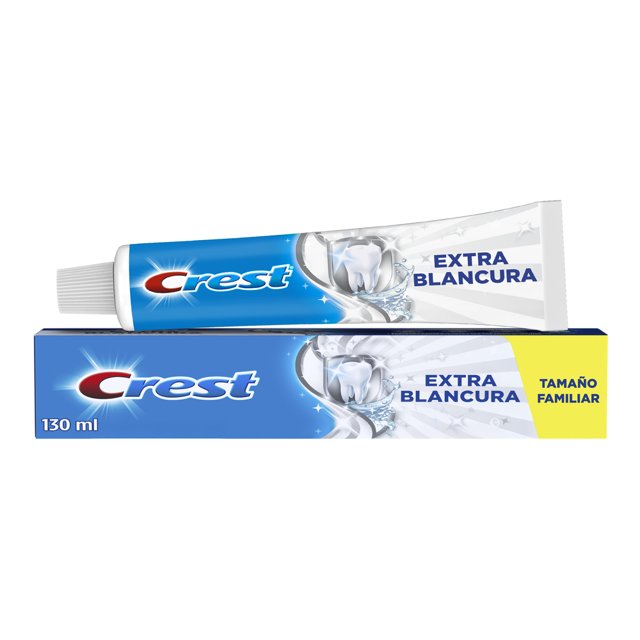 Pasta Dental Crest Extra Blancura, 1 Unidad de 130 ml