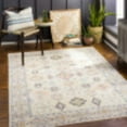 thumbnail image 4 of Livabliss Leicester Vintage Washable Area Rug, Grey, 5'3" x 7', 4 of 9