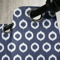 thumbnail image 2 of Ambesonne Navy Blue Grommet Curtain Single Panel, Grunge Sketchy Design, 50"x60", Dark Blue and White, 2 of 5