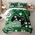 thumbnail image 2 of Homewish Cartoon Gaming Controller Quilt Full,Esports Gamepad Full Bedspread Sets,Green,3pcs, 2 of 7