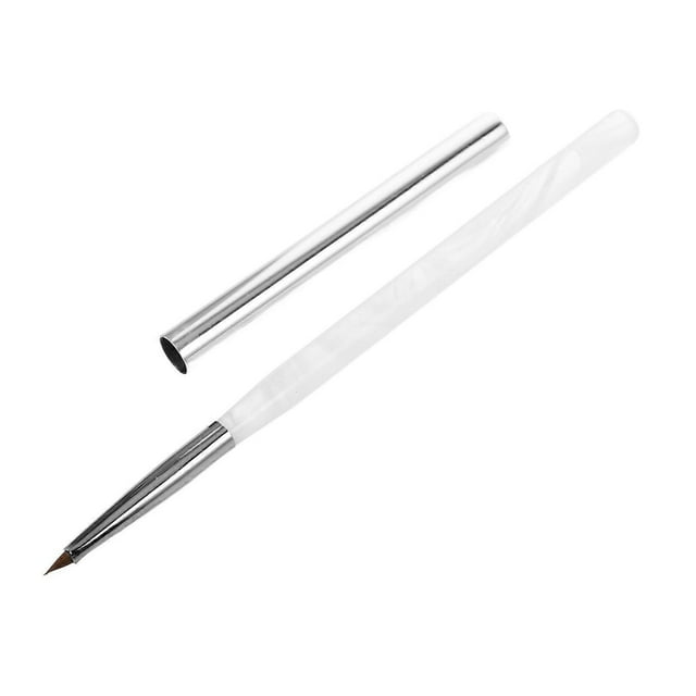 Nail Art Brush for Delicate Designs with Acrylic Material White Color 0.5mm Tip