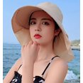 thumbnail image 3 of LinYooLi Chapeau de Protection Solaire Extérieur pour Femmes, Pliable, Large Bord, Queue de Cheval, Seau pour Cyclisme, Randonnée, 3 of 4