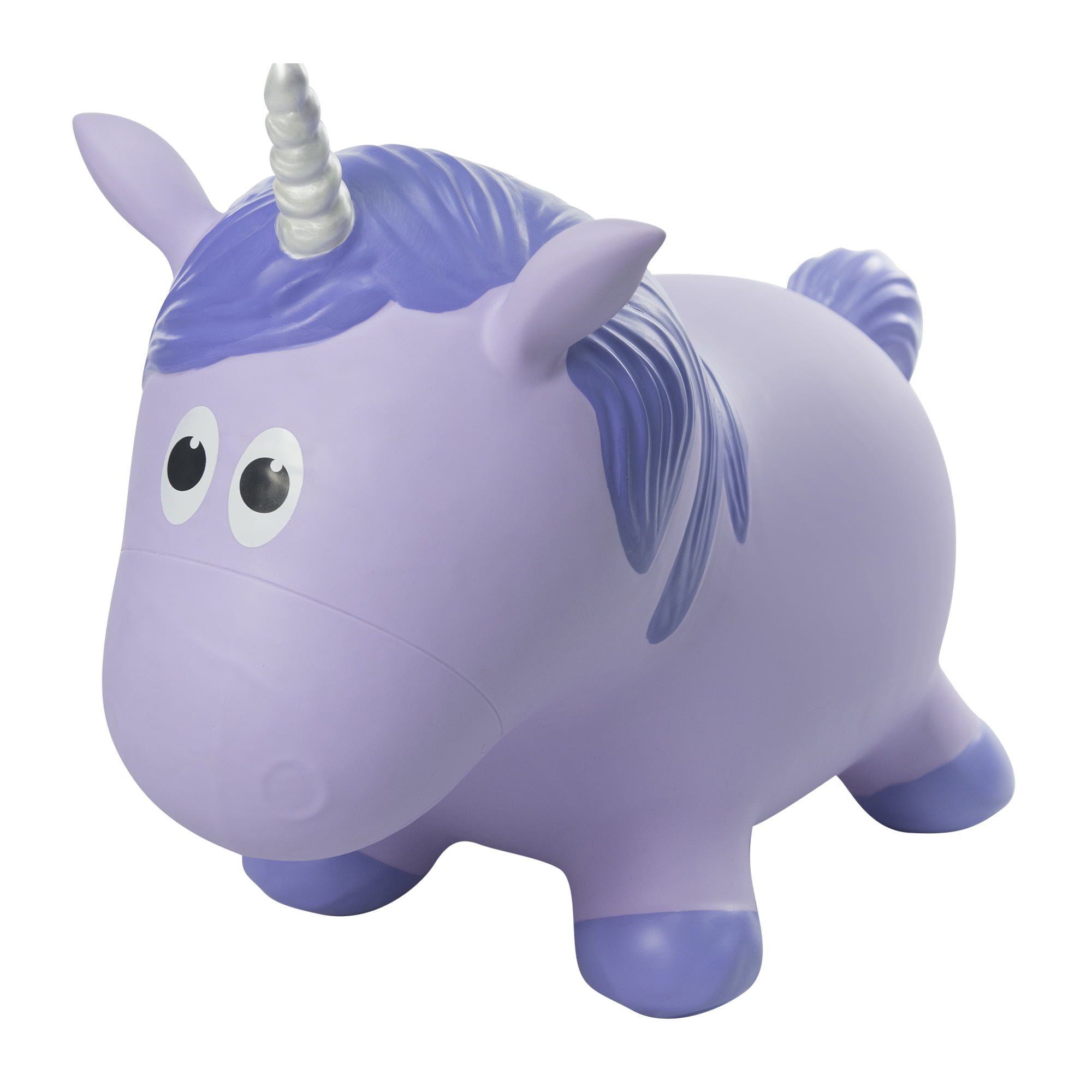 bintiva Children s Unicorn Hopper with Free Foot Pump Exercise Jumping Animal Bouncy Horse Ride on Toy Fun Space Hopper for Core Strengthening Walmart