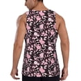 thumbnail image 3 of Xecao Daisies Flowers Men's Tank Top Workout Quick Dry Sleeveless Gym Jogging Muscle Shirts Summer Swim Beach Tops, 3 of 9