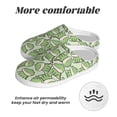 thumbnail image 6 of Wukai Cute Crocodile Print Women's Indoor Bedroom Slipper Slip On Shoes, Unisex House Shoes with Anti-Skid Sole for Men, Gift for Women Men-35/36, 6 of 7
