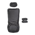thumbnail image 4 of twisto Office Chair Covers Removable Elastic Chair Seat Cover with Headrest Slipcover And Armrest Protector Polyester Yarn Suitable for Home Office Study Spa Dark Gray, 4 of 8