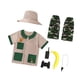 thumbnail image 5 of Conjunto de disfraz de explorador para niños: chaleco cargo para senderismo, pesca, regalo de cumpleaños para niños y niñas. L, 5 of 9