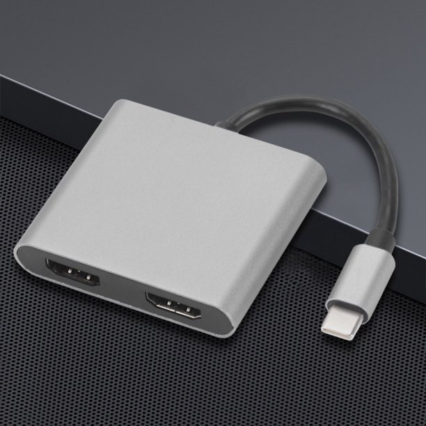 Estación de Acoplamiento 4K USB3.0 Plug and Play Carcasa de Aleación de Aluminio para Computadora Portátil