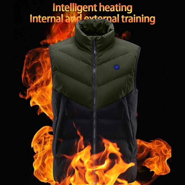 DPTALR Outdoor Warm Clothing Heated For Riding Skiing Fishing Charging Via Heated Coat