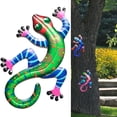 thumbnail image 2 of Iron Gecko Wall Decor Home Decoration Artwork Outdoor Hanging Ornament For Trees Fences Porches, 2 of 7