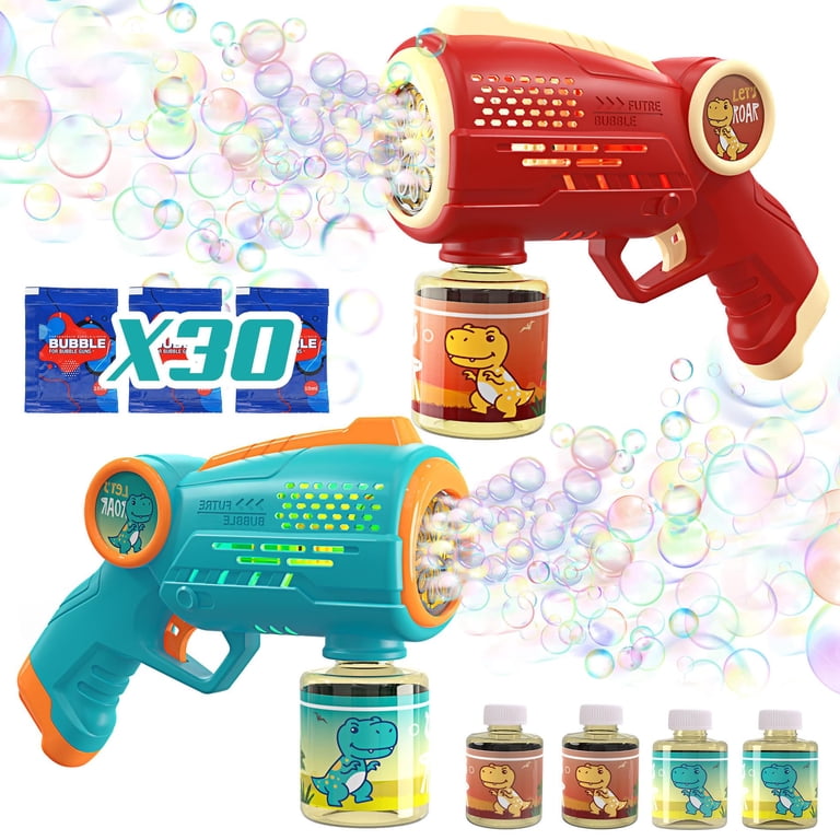 JoyStone Dinosaur Bubble Machine, 2-Pack with Lights photo 8